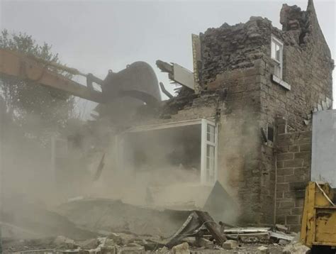 Watch as Sheffield pub is demolished following toxic .